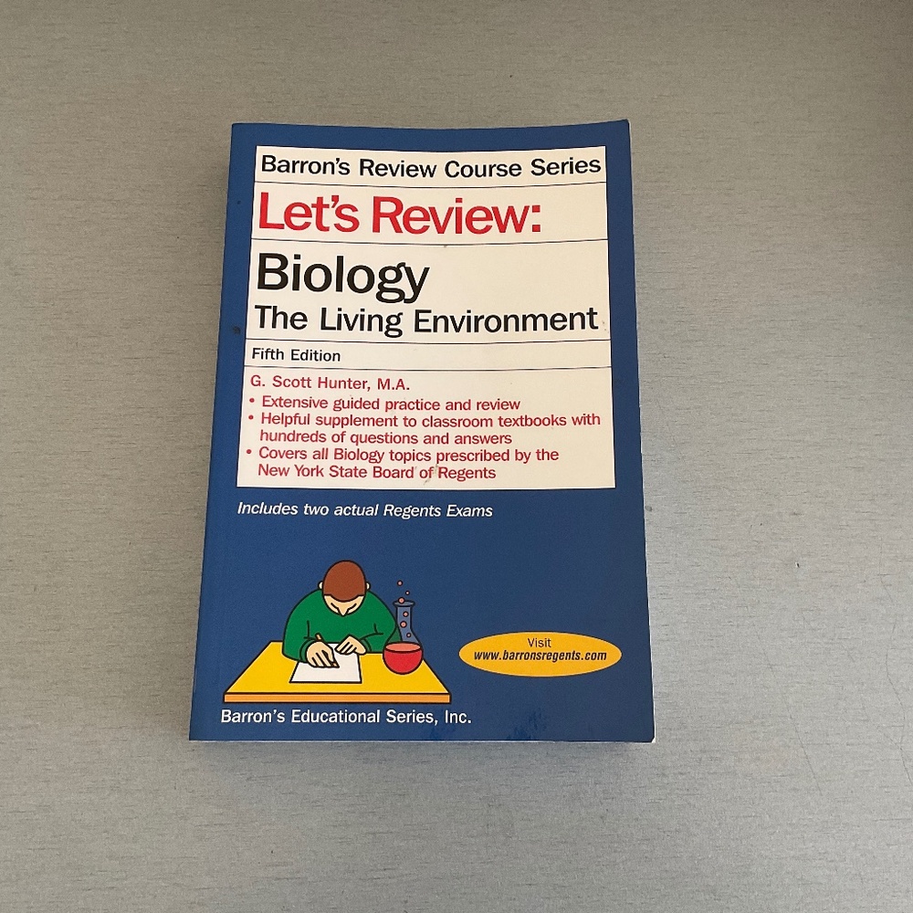 BARRON’S Review BIOLOGY The Living Environment fifth edition’s